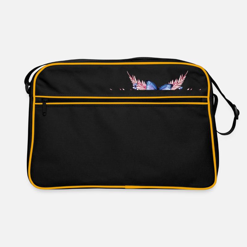Papillon - Sac Retro - noir/or