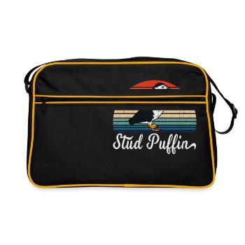Be Cock Of The Walk With This Stylish Retro "Stud - Retro Bag - black/gold - Front
