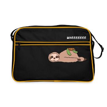 Pour les amoureux des animaux Grande chemise - Sac Retro - noir/or - Devant