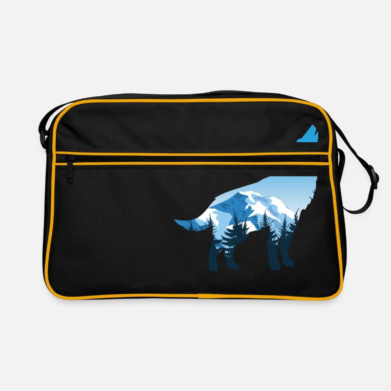 Awesome Wolf Tee For Werewolf Fan Tee "Werewolf" Retro Bag