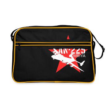Antonov An225 Mriya Tshirt Design Airlift - Retro Bag - black/gold - Front