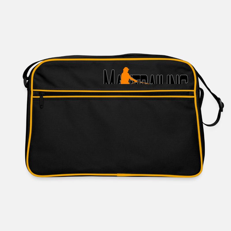 Mantrailing orange / noir Sac Retro