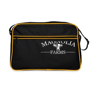 Magnolia Farms Waco Texas cadeau - Sac Retro - noir/or - Devant