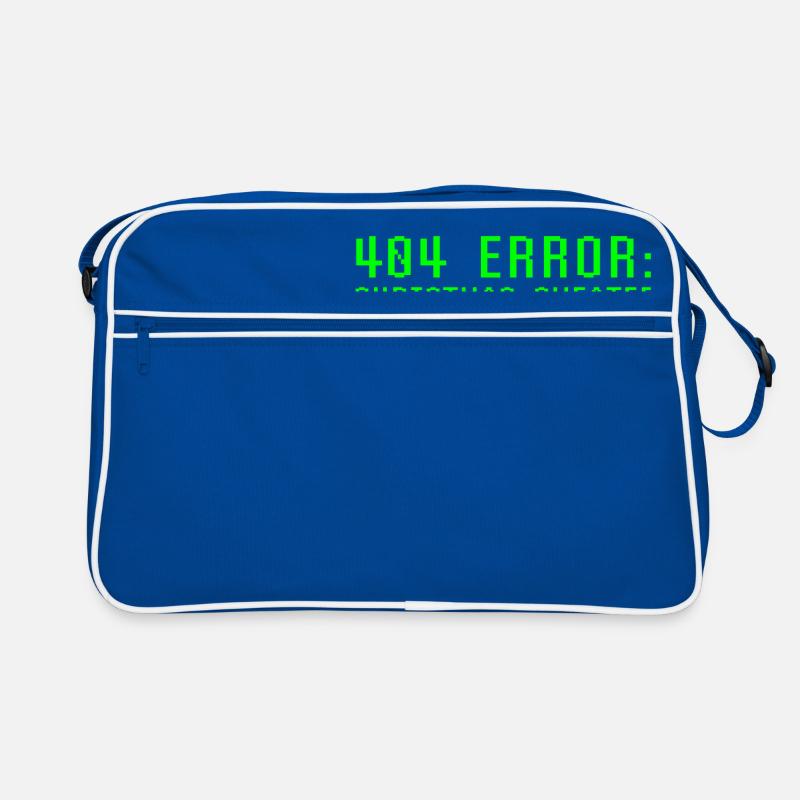 404 Fehler Weihnachtspullover nicht lustig hässlich gefunden Retro Tasche