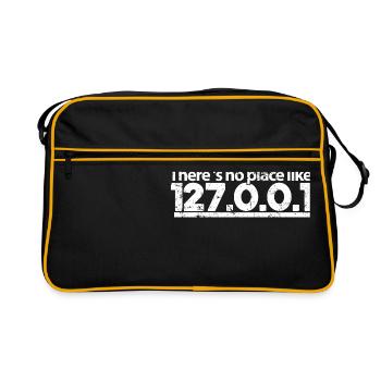Theres no place like Admin System Administrator - Retro Bag - black/gold - Front