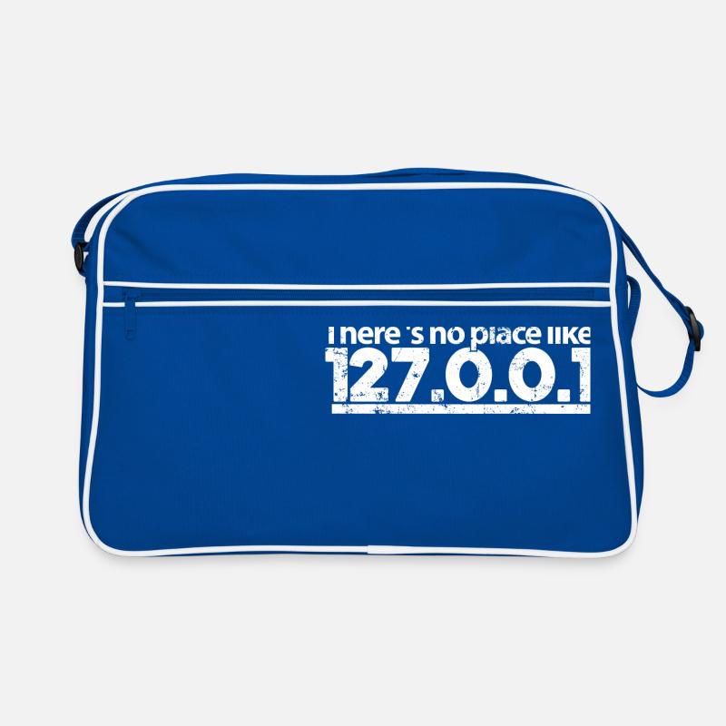 Theres no place like Admin Systemadministrator Retro Tasche