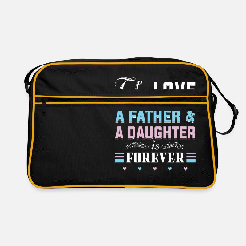 The Love Between Father & Daughter Retro Bag