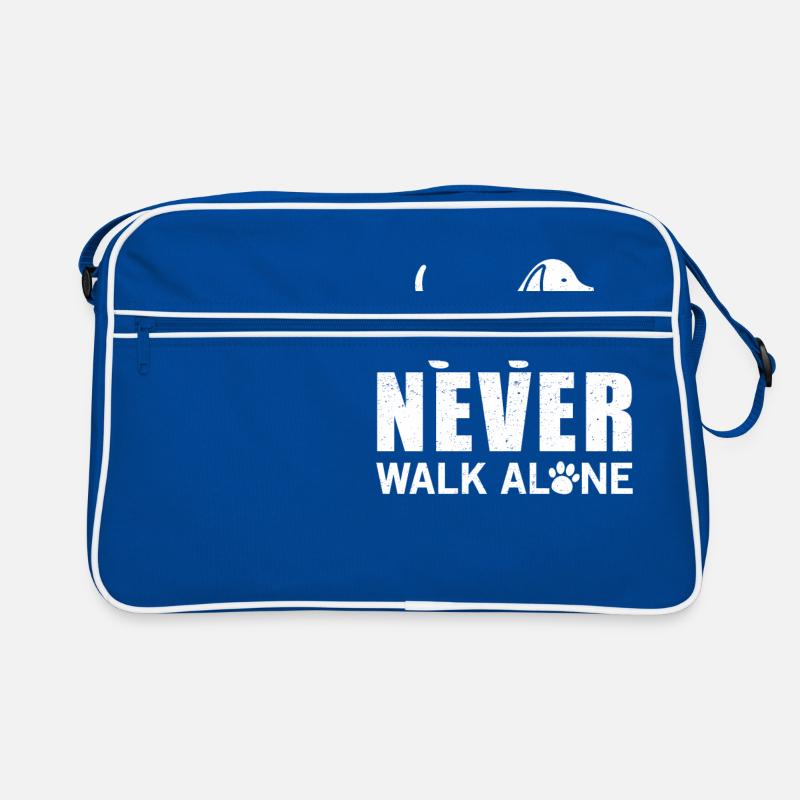 Never walk alone Retro Bag
