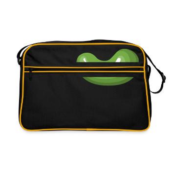 haricots légume légumes de haricots de vegetables18 - Sac Retro - noir/or - Devant