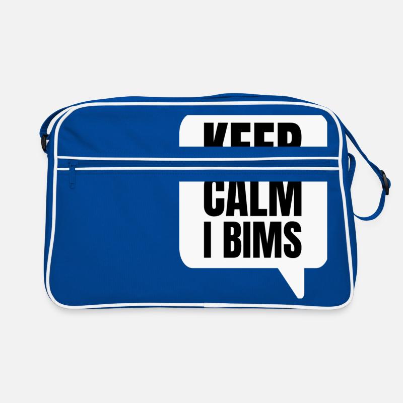 Keep Calm I Bims Retro Tasche