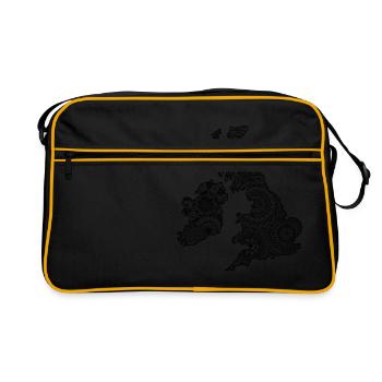 UK Mandala - Retro Bag - black/gold - Front
