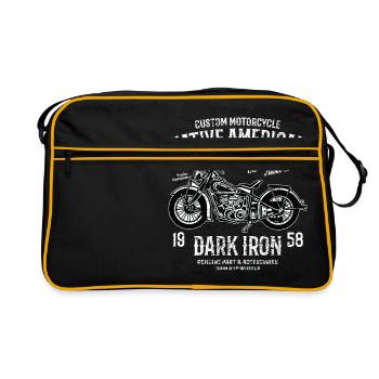 Dark Iron - Retro Bag - black/gold - Front