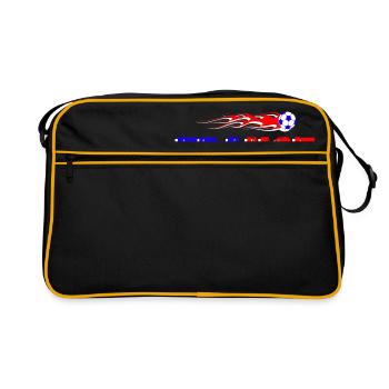 france - Retro Bag - black/gold - Front