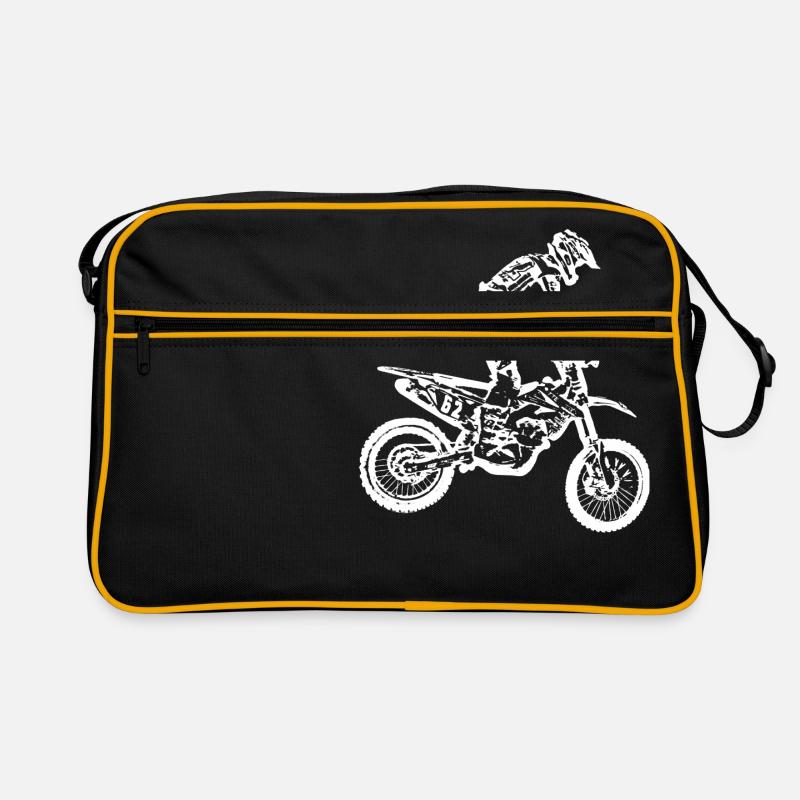 enduro blanc Sac Retro