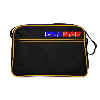 france - Retro Bag - black/gold - Front