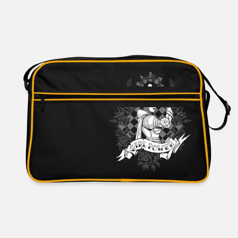 Die weiße Dame Retro Tasche