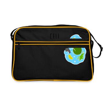 Cell Phone - Retro Bag - black/gold - Front