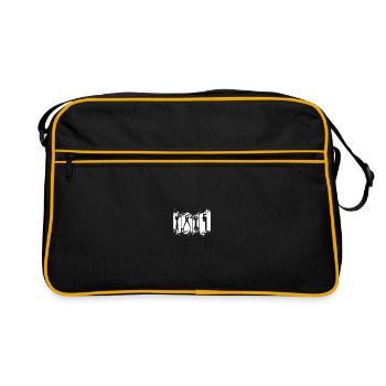 Mechaniker Schraubendreher Tuning Handwerker Zange - Retro Tasche - Schwarz/Gold - Vorne