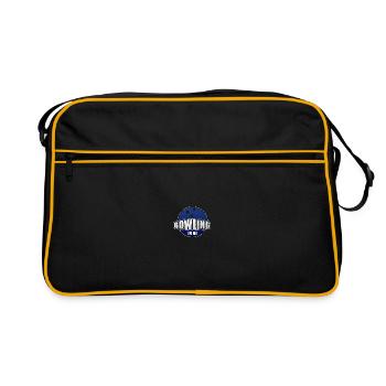 Bowling In Me - Entraîneur de joueurs de bowling - Sac Retro - noir/or - Devant