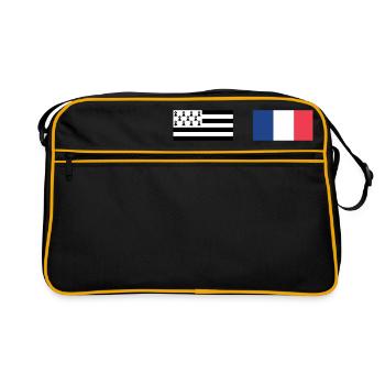 Breton plouc 22 - Sac Retro - noir/or - Devant