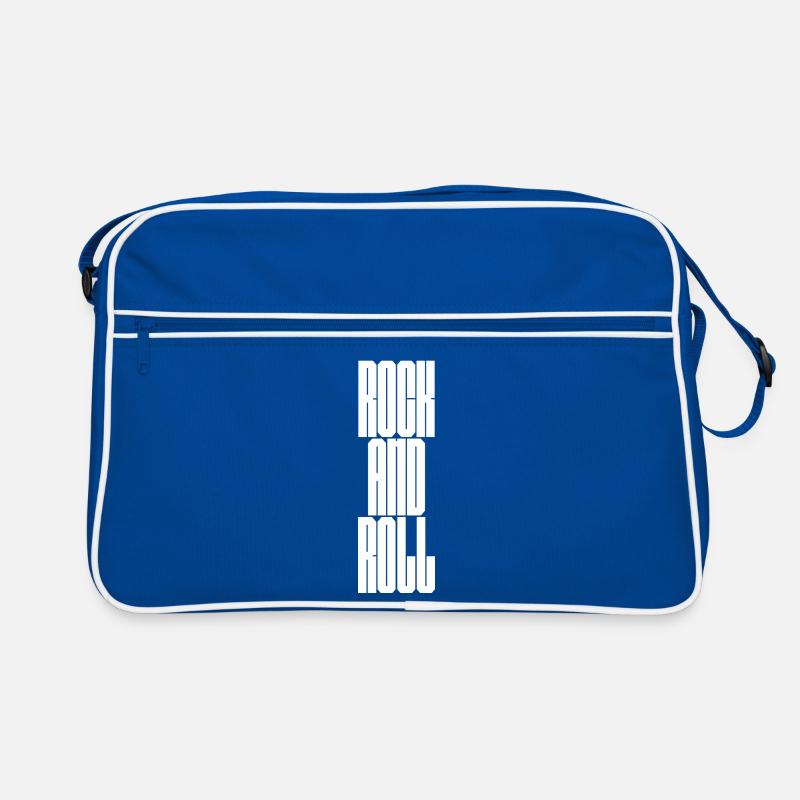Typographie audacieuse du rock and roll Sac Retro