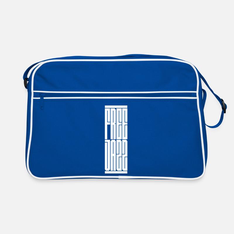 free jazz typography design. Ideal gift for modern Retro Bag