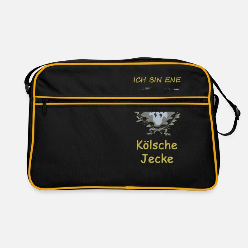 "ICH BIN ENE KÖLSCHE JECKE" 1 Retro Tasche
