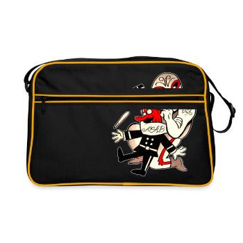 Catcheur police - Sac Retro - noir/or - Devant