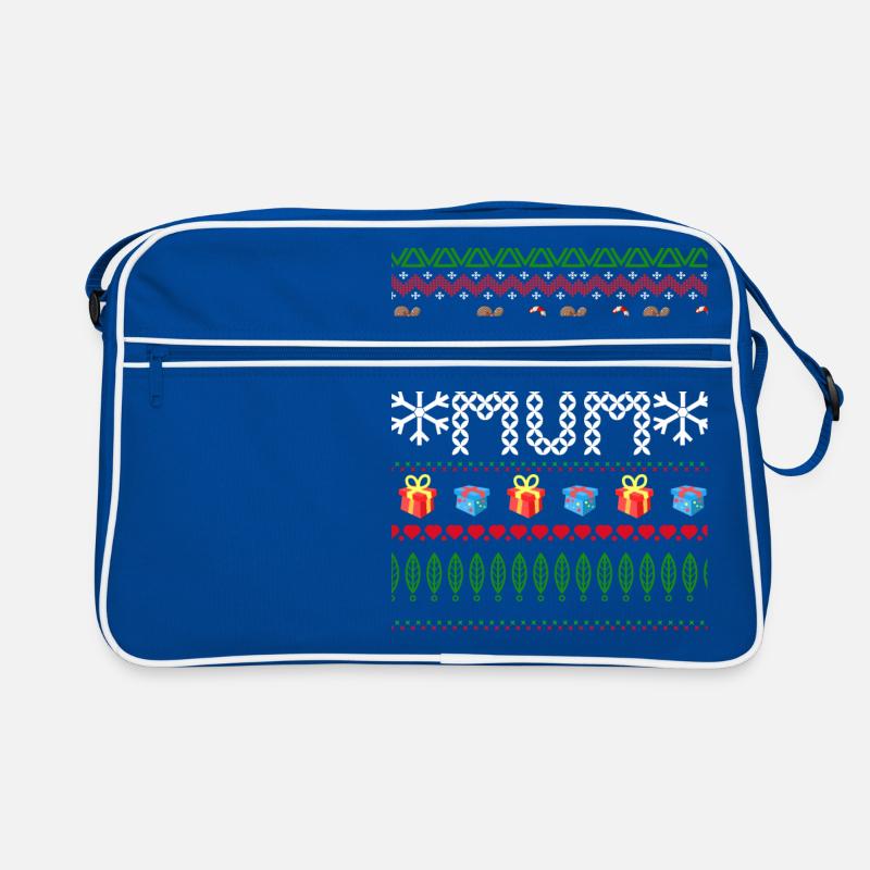 Mère Noël vilain petit cadeau de Noël de Noël Sac Retro