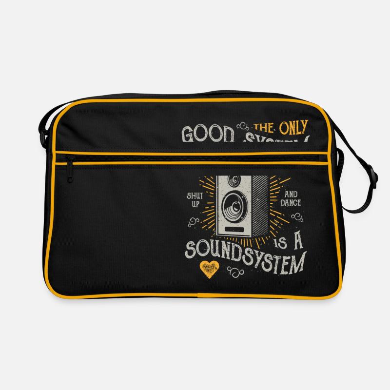THE ONLY GOOD SYSTEM IS A SOUND SYSTEM GIFT Retro Bag