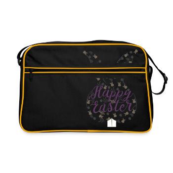 Heureux oriental - Sac Retro - noir/or - Devant