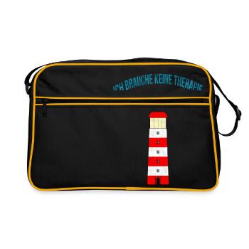 Therapy? - I just have to go to Ameland. - Retro Bag - black/gold - Front