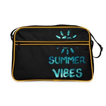 Summer Vibes - Sac Retro - noir/or - Devant