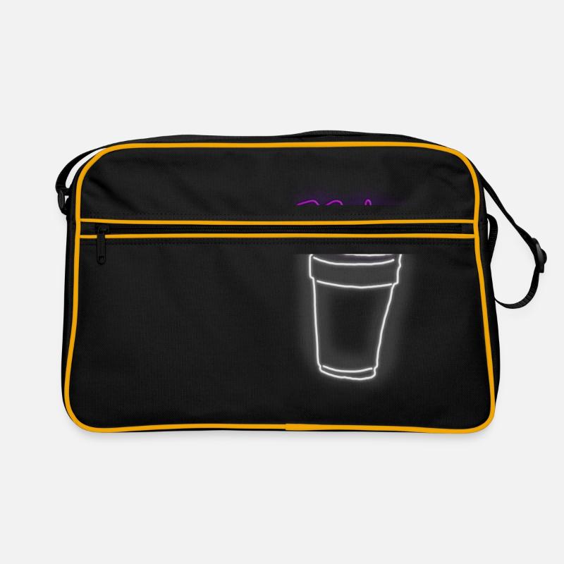 Lean Cup - Retro Tasche - Schwarz/Gold