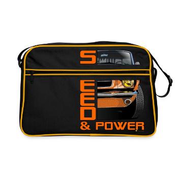 Musclecar - Retro Bag - black/gold - Front