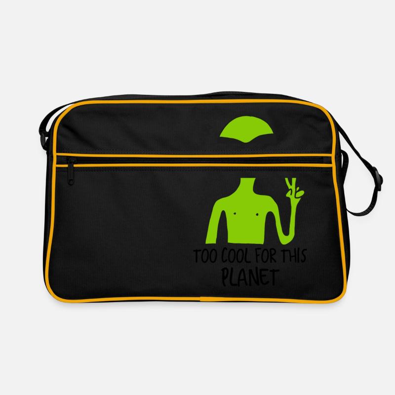 Too Cool For This Planet Alien Retro Bag