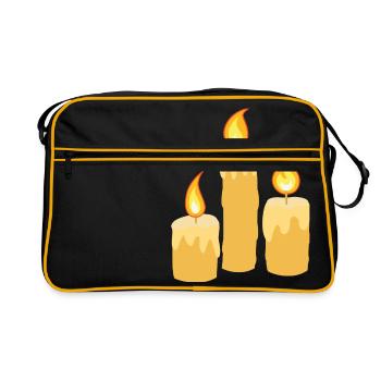 bougie - Sac Retro - noir/or - Devant