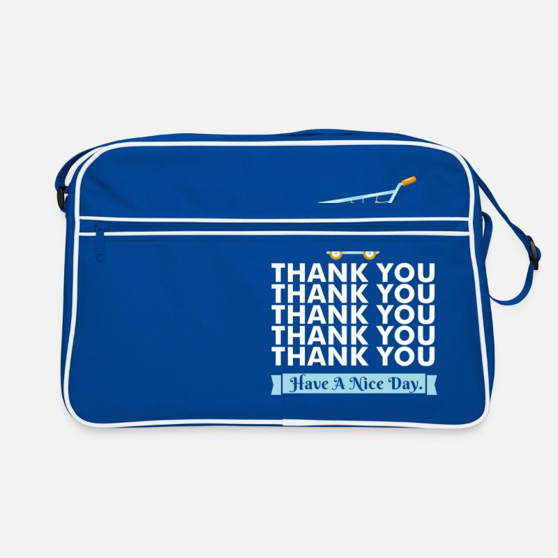 Die Einkaufstasche / Der Einkaufswagen! - Geschenk Retro Tasche