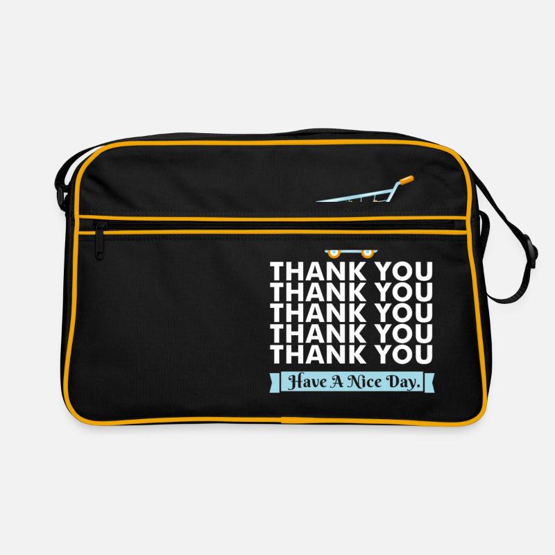 Die Einkaufstasche / Der Einkaufswagen! - Geschenk Retro Tasche
