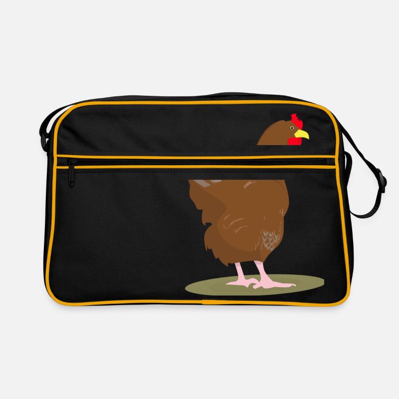 HUHN - HAHN - EIER Retro Tasche