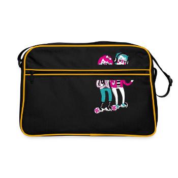 numérisation - Sac Retro - noir/or - Devant