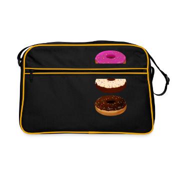 Donuts - Sac Retro - noir/or - Devant
