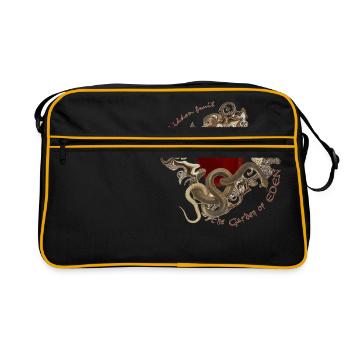forbidden fruit - Retro Tasche - Schwarz/Gold - Vorne