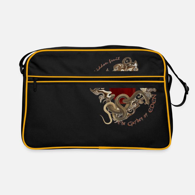 forbidden fruit - Retro Tasche - Schwarz/Gold