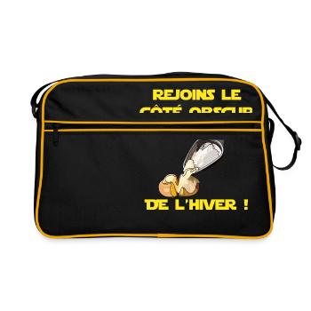 Logo Raclette - Sac Retro - noir/or - Devant