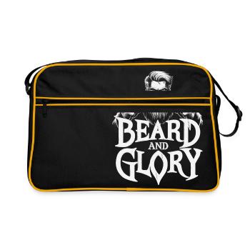 Barbe et gloire - Sac Retro - noir/or - Devant
