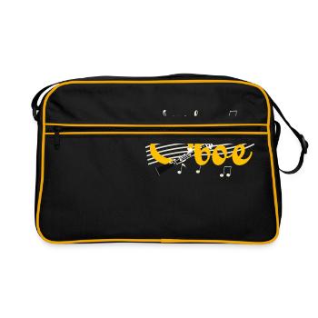Speak oboe - Retro Bag - black/gold - Front