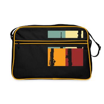 oboe - Retro Bag - black/gold - Front