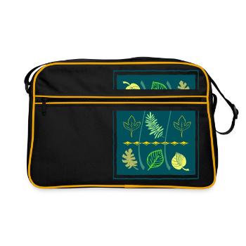 Mather Nature 🐢 - Retro Bag - black/gold - Front