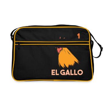 LOTERÍA El Gallo Loterie Coq jeu de chance - Sac Retro - noir/or - Devant